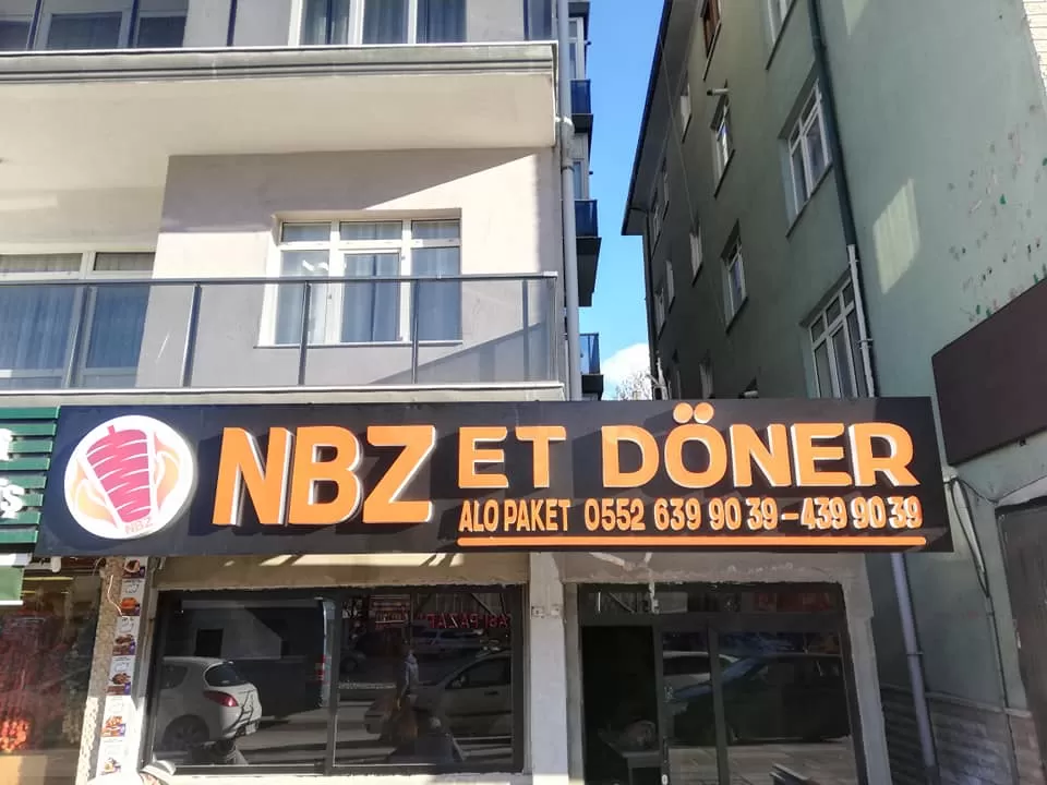 KOMPOZİT DÖNERCİ TABELASI